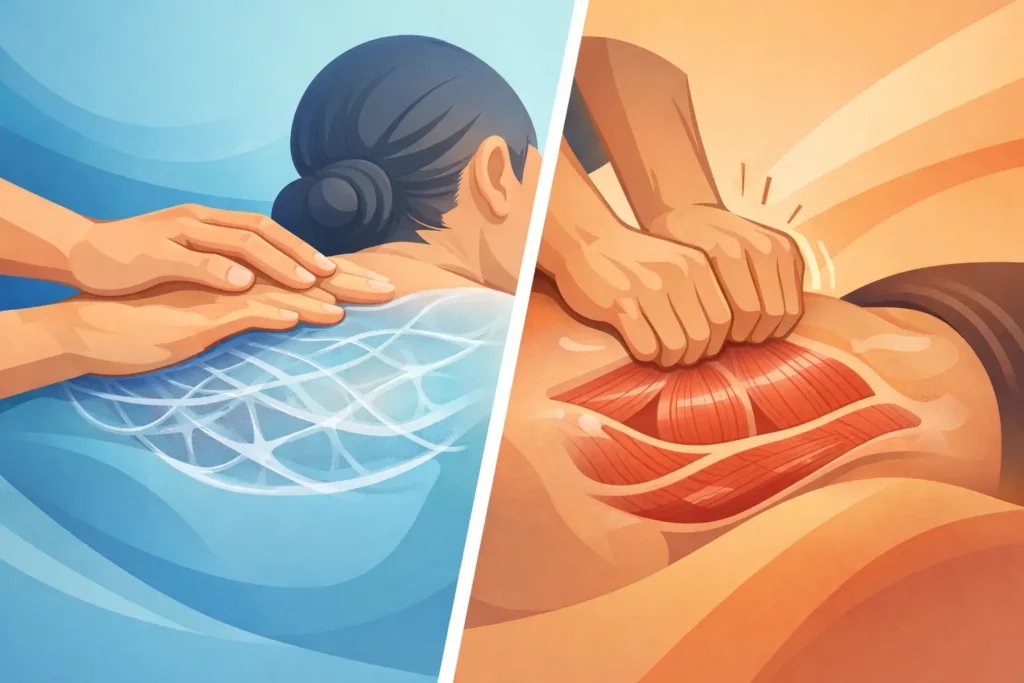 Fascial Release Versus Deep Tissue Massage