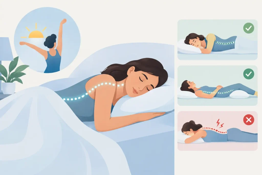 Best Sleep Posture Tips for Less Morning Pain