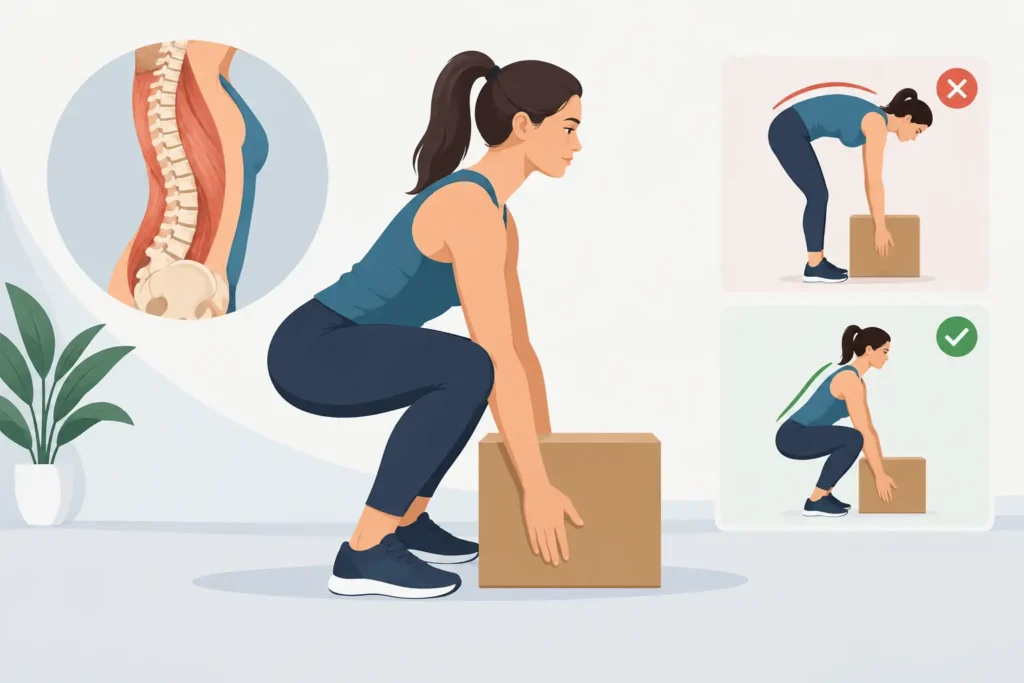 Improve Lifting Mechanics for a Stronger Back